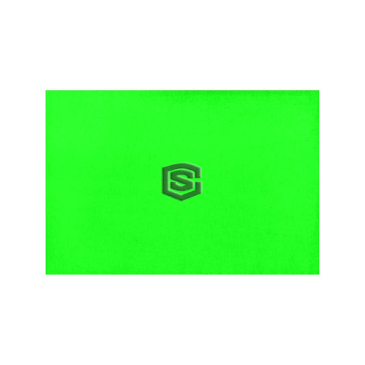 Green Placemats 12" x 18" With Green Logo Placemats 12" x 18" (Set of 2)