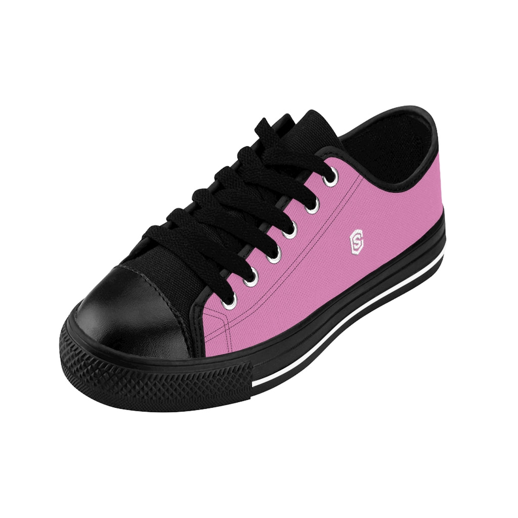 pink Men's Sneakers - white logo