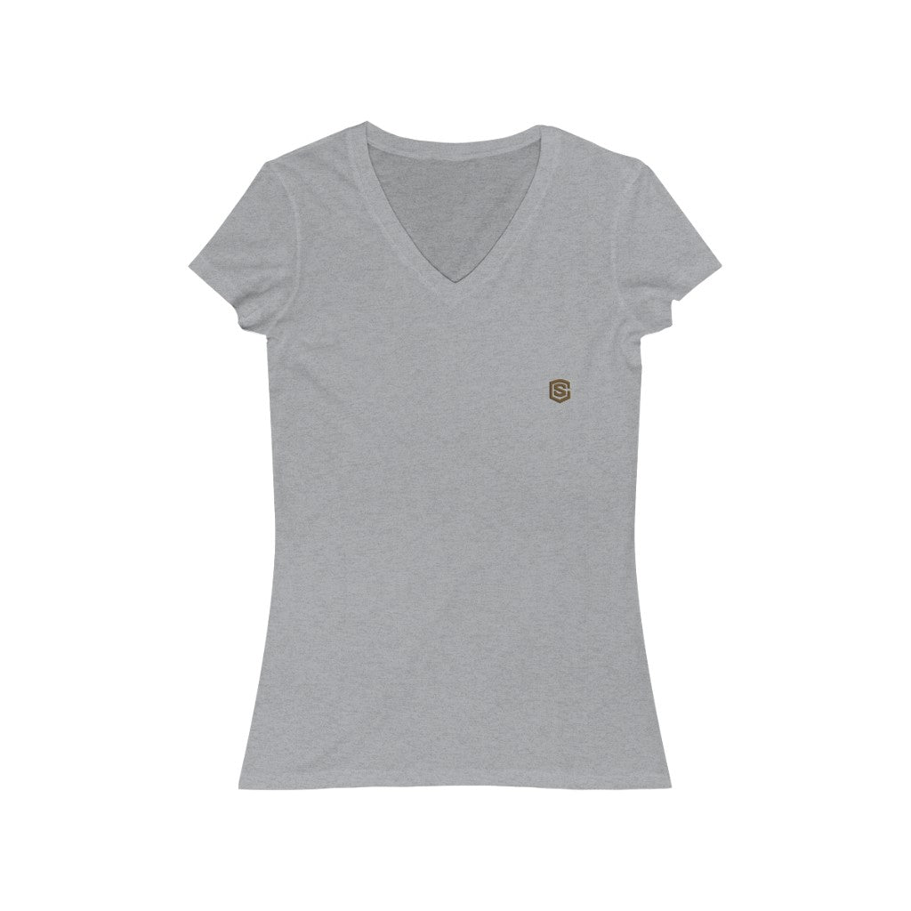 Women's Jersey Short Sleeve V-Neck Tee