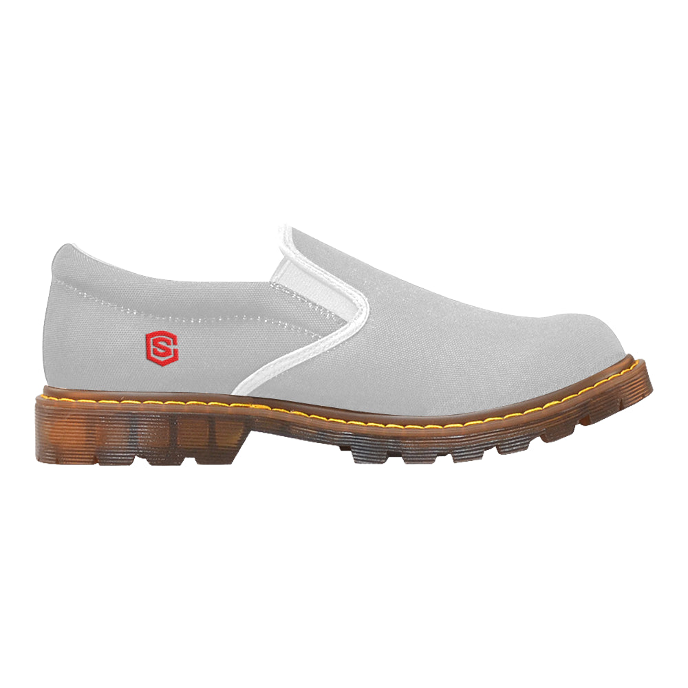 red logo Martin Women's Slip-On Loafer (Model 12031)