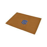 Brown Doormat 24" x 16" (Sponge Material) with Blue Logo Doormat 24" x 16" (Sponge Material)