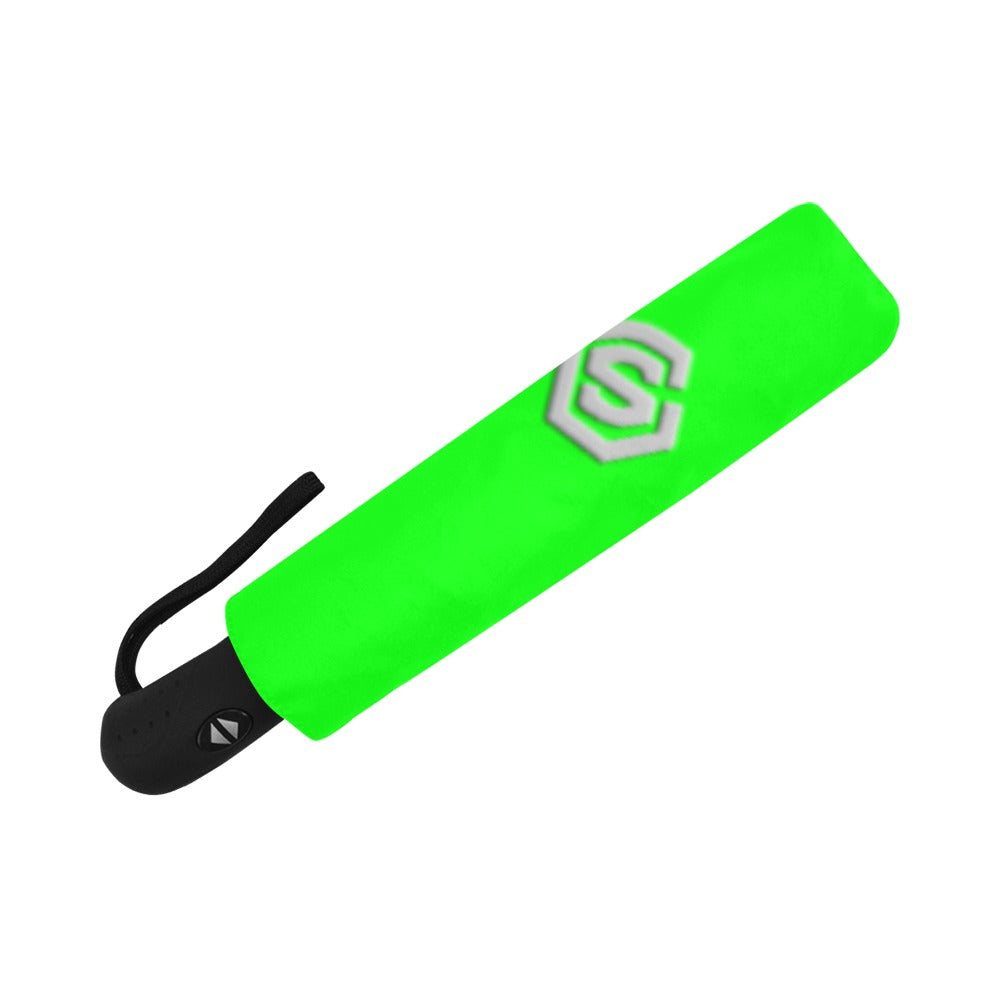Green Anti-UV Automatic Umbrella With Silver Logo Anti-UV Automatic Umbrella(Outside Printing)(Model U09)