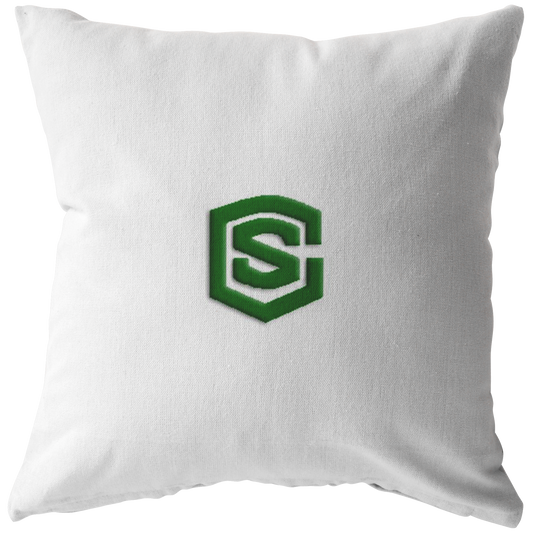 WHITE PILLOW GREEN LOGO