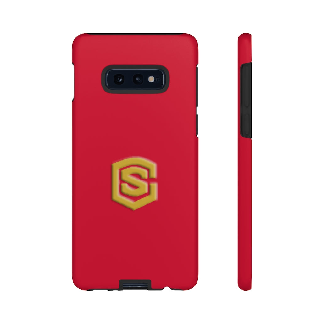 Red Tough Cases Gold Logo