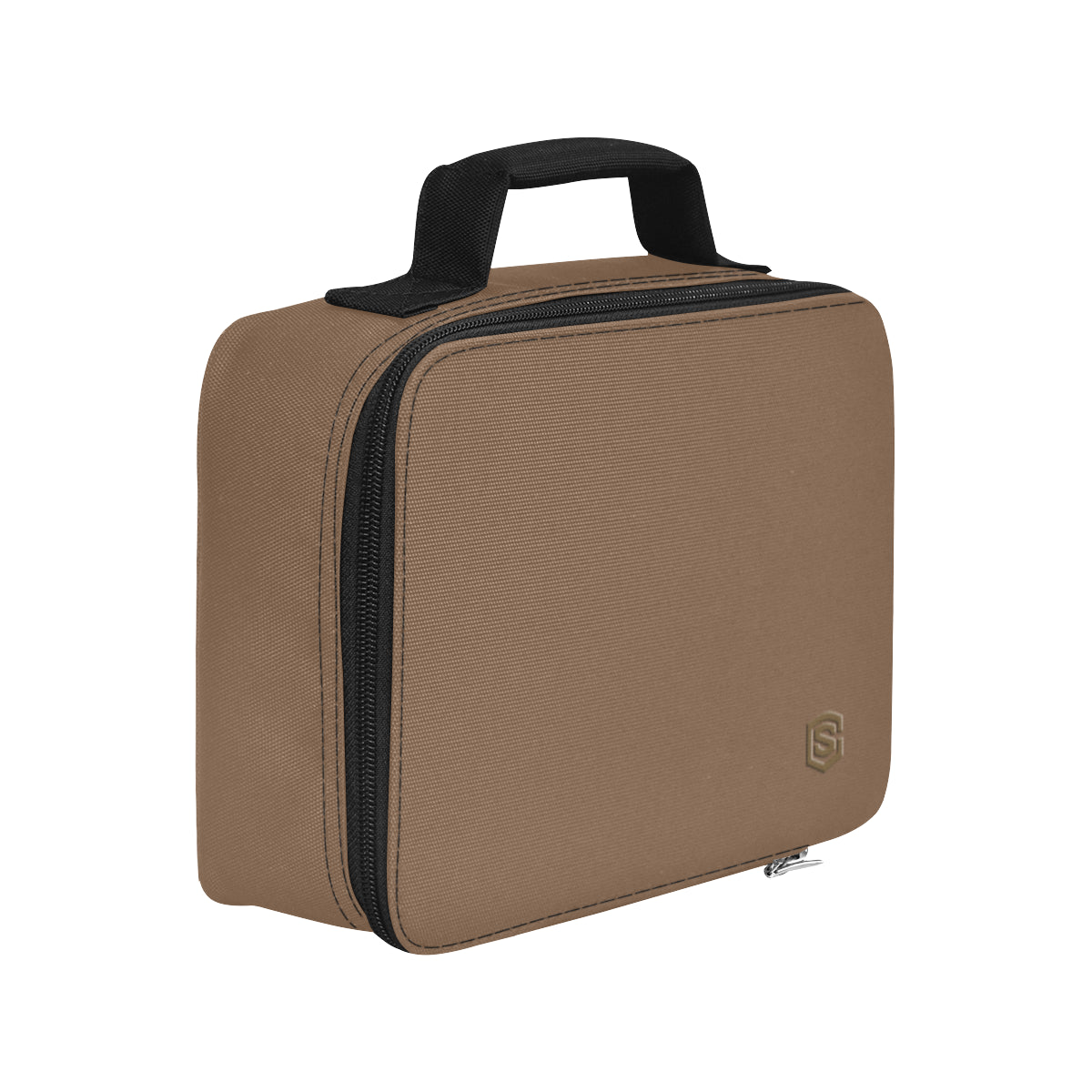 DARK GREEN PROTABLE STORAGE BAG brown logo Portable Storage Bag (Model 1690)