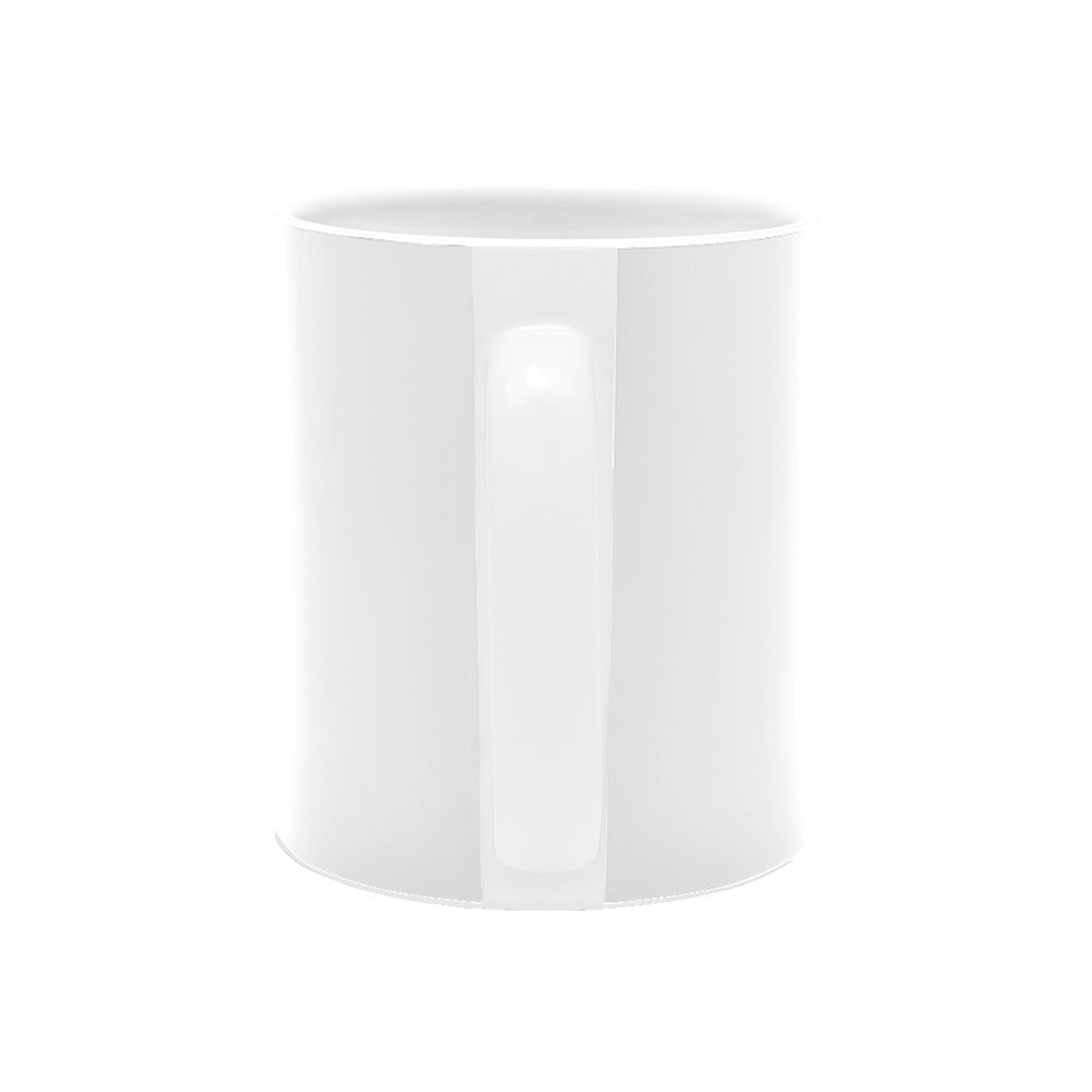 White Custom White Mug (New)(11OZ)(Made In AUS) with White Logo Custom White Mug (New)(11OZ)(Made In AUS)