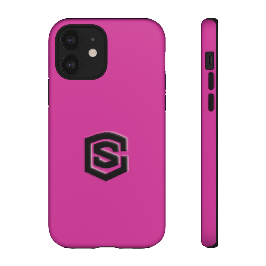 Purple Tough Cases Black Logo