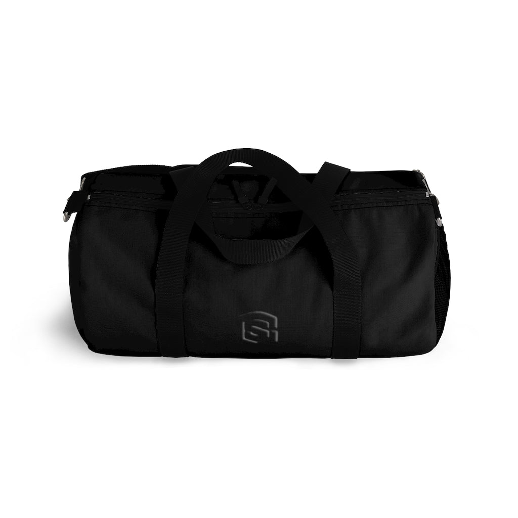 Black Duffel Bag Black Logo
