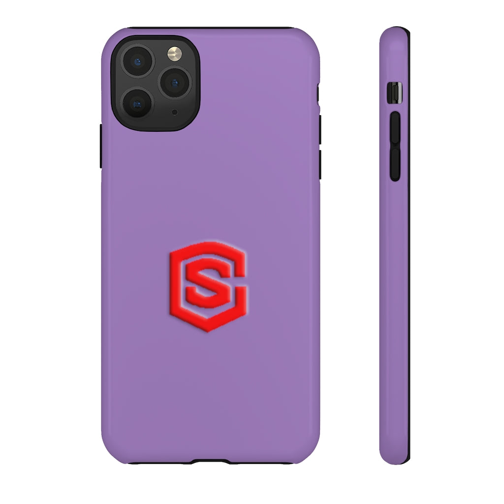 Purple Tough Cases Red Logo