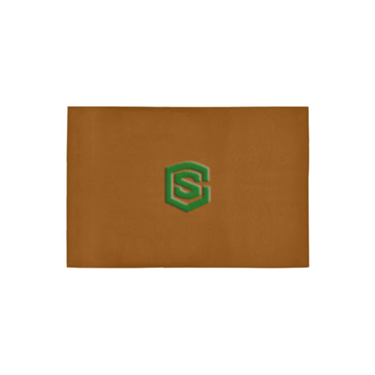 Brown Doormat 24" x 16" (Sponge Material) with Green Logo Doormat 24" x 16" (Sponge Material)