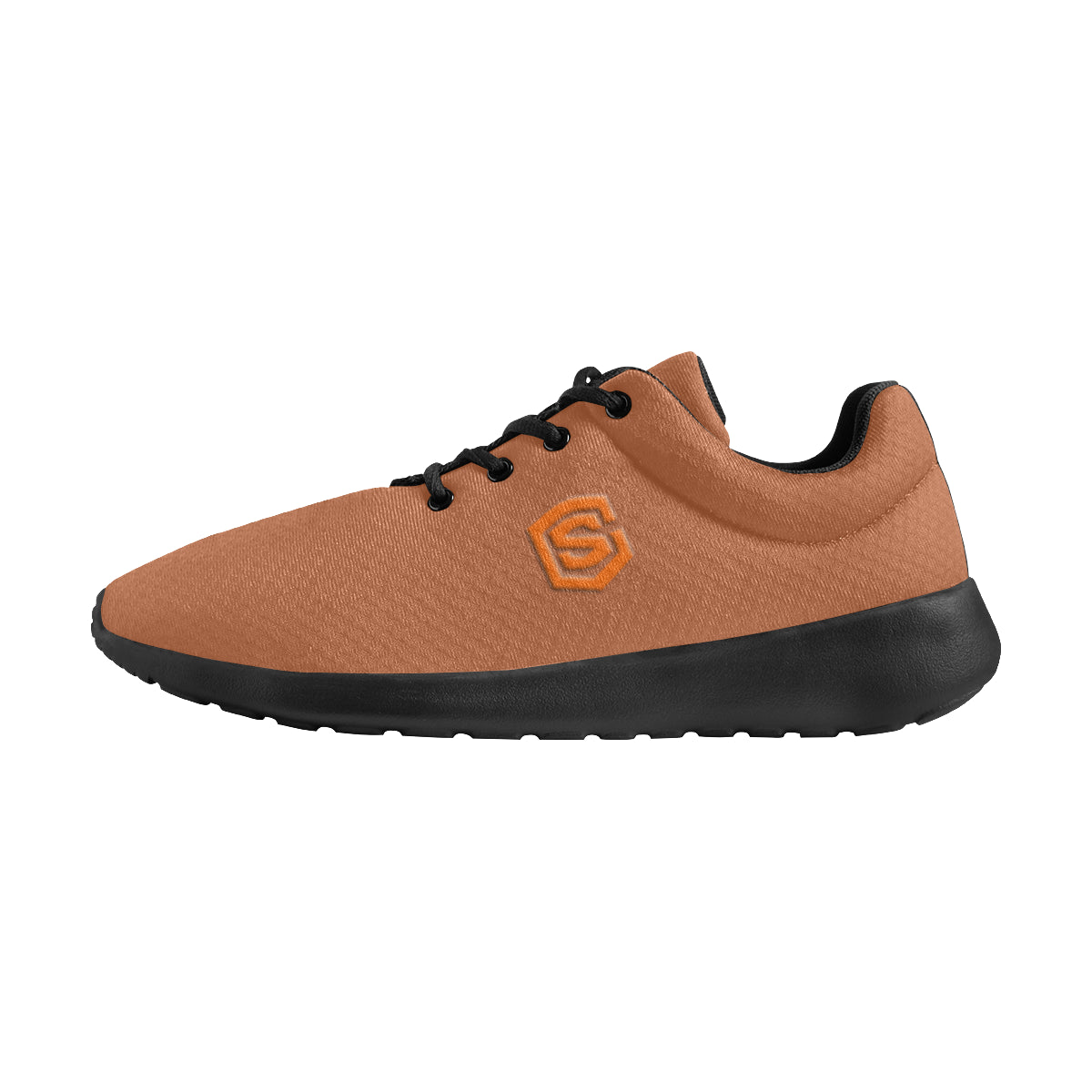orange logo Men's Athletic Shoes (Model 0200)