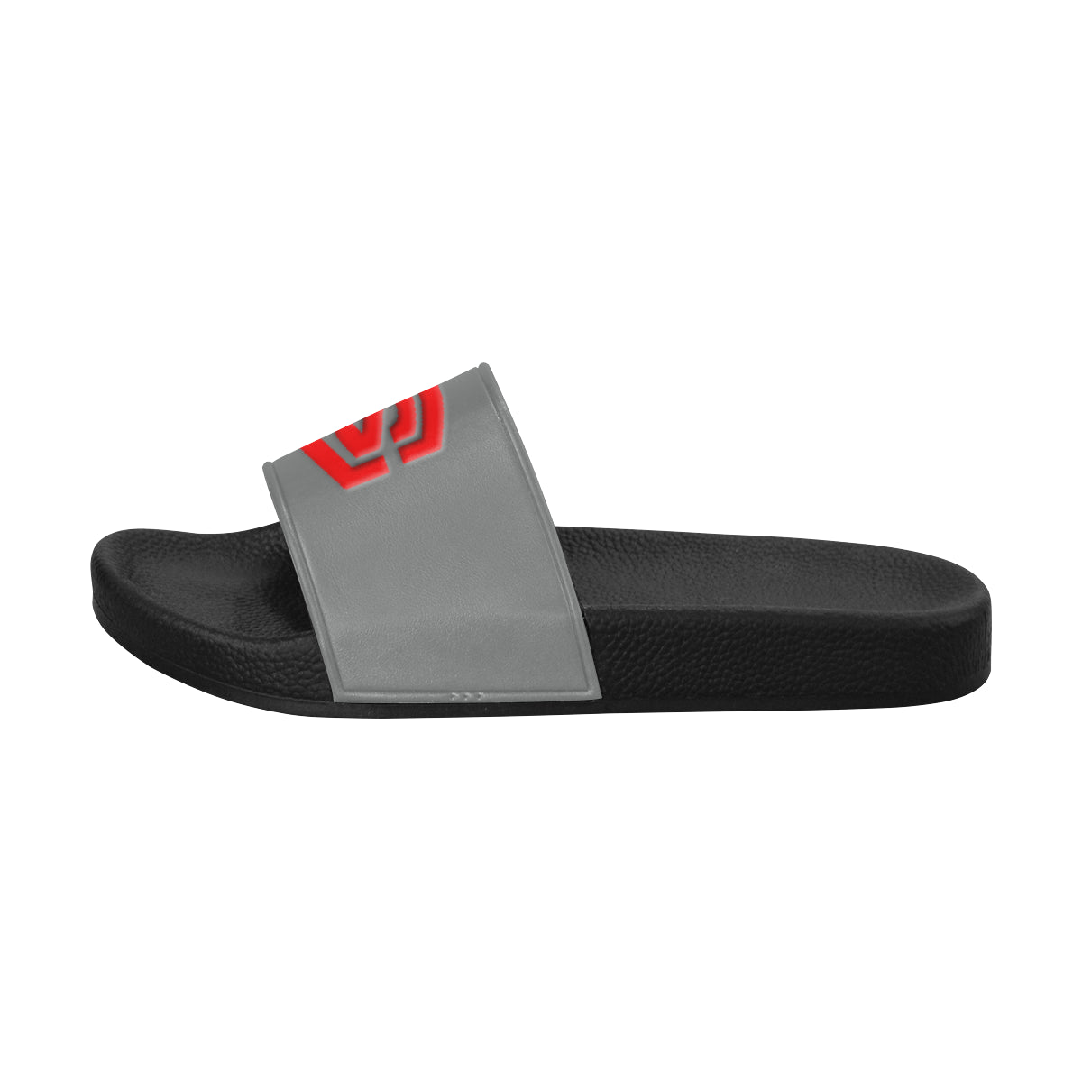 red logo Men's Slide Sandals (Model 057)
