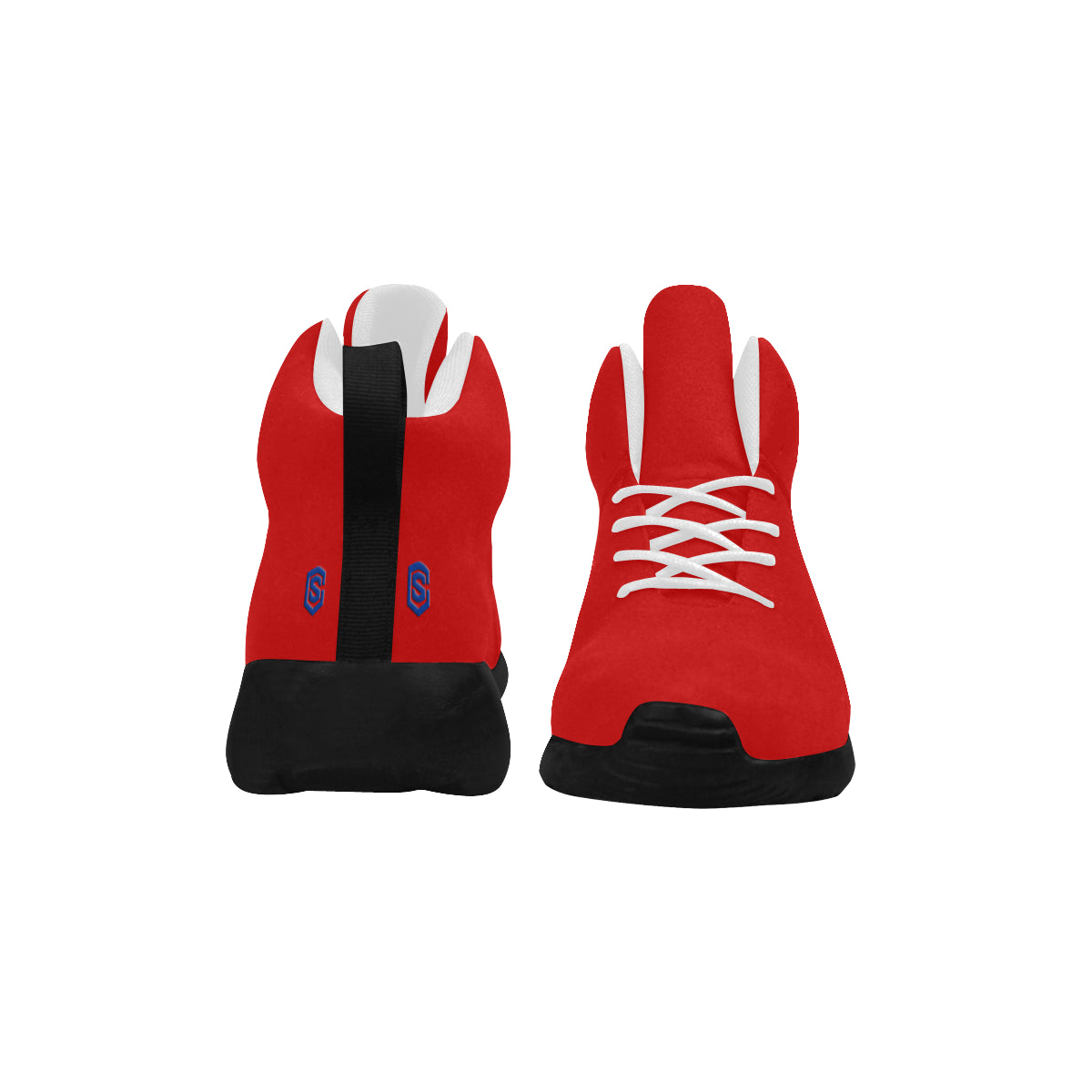 blue logo Women's Chukka Training Shoes (Model 57502)