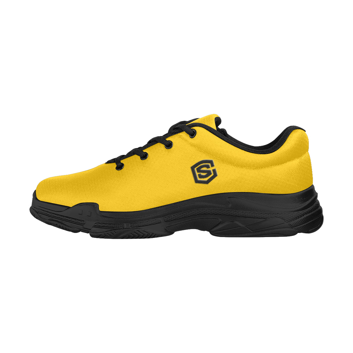 black logo Lyra Men's Running Shoes (Model 058)