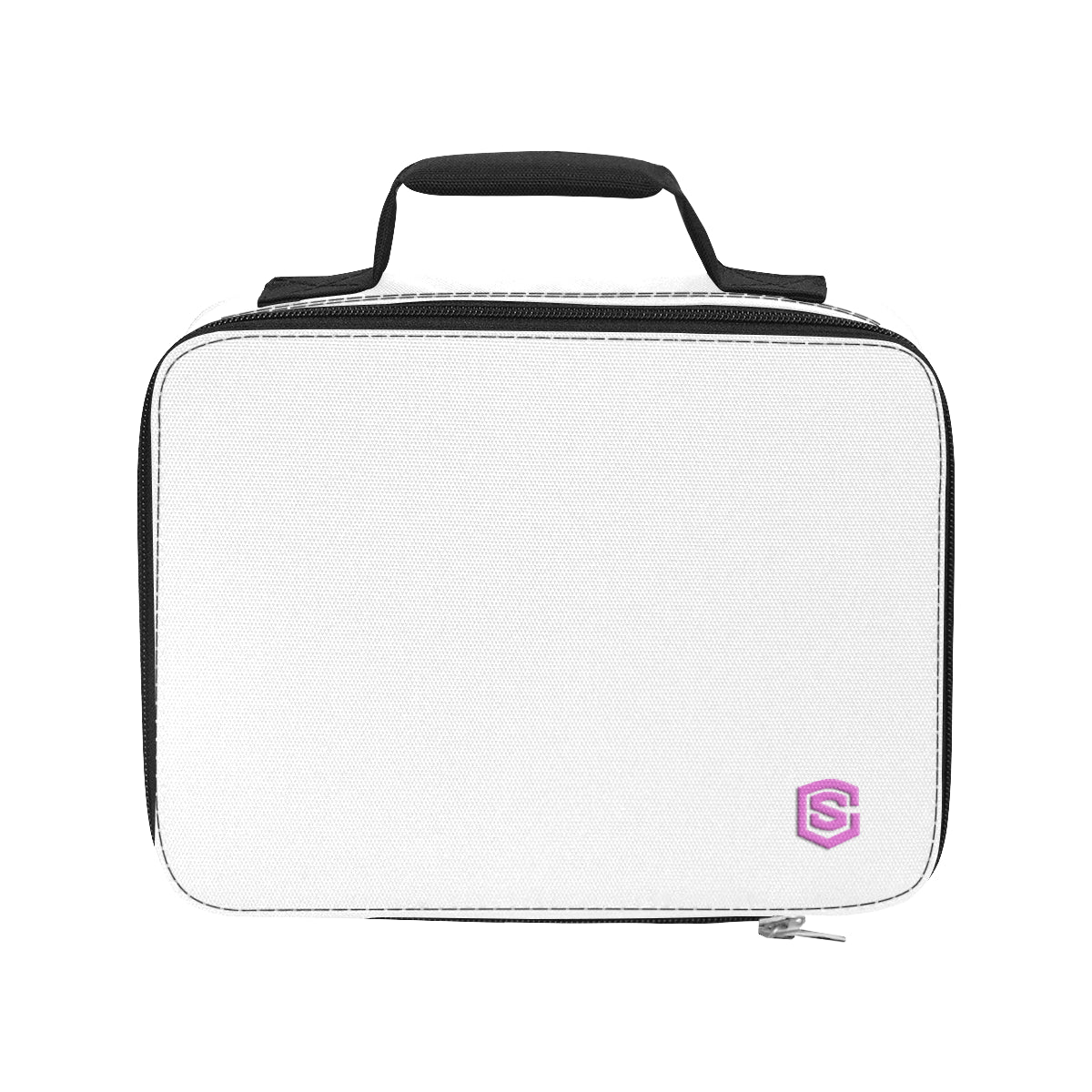 LIGHT GRAY PROTABLE STORAGE BAG pink logo Portable Storage Bag (Model 1690)