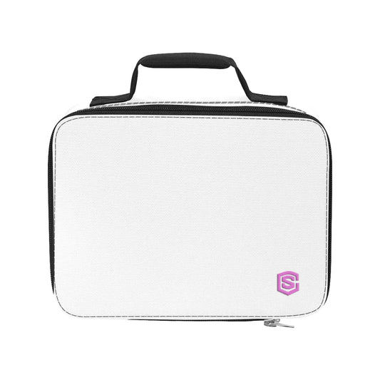 LIGHT GRAY PROTABLE STORAGE BAG pink logo Portable Storage Bag (Model 1690)