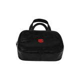 BLACK LEATHER TOP HANDLE HANDBAG red logo Leather Top Handle Handbag (Model 1662)