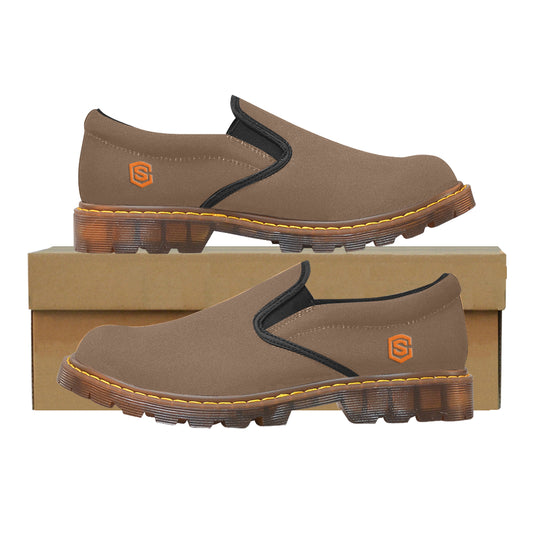orange logo Martin Men's Slip-On Loafer (Model 12031)