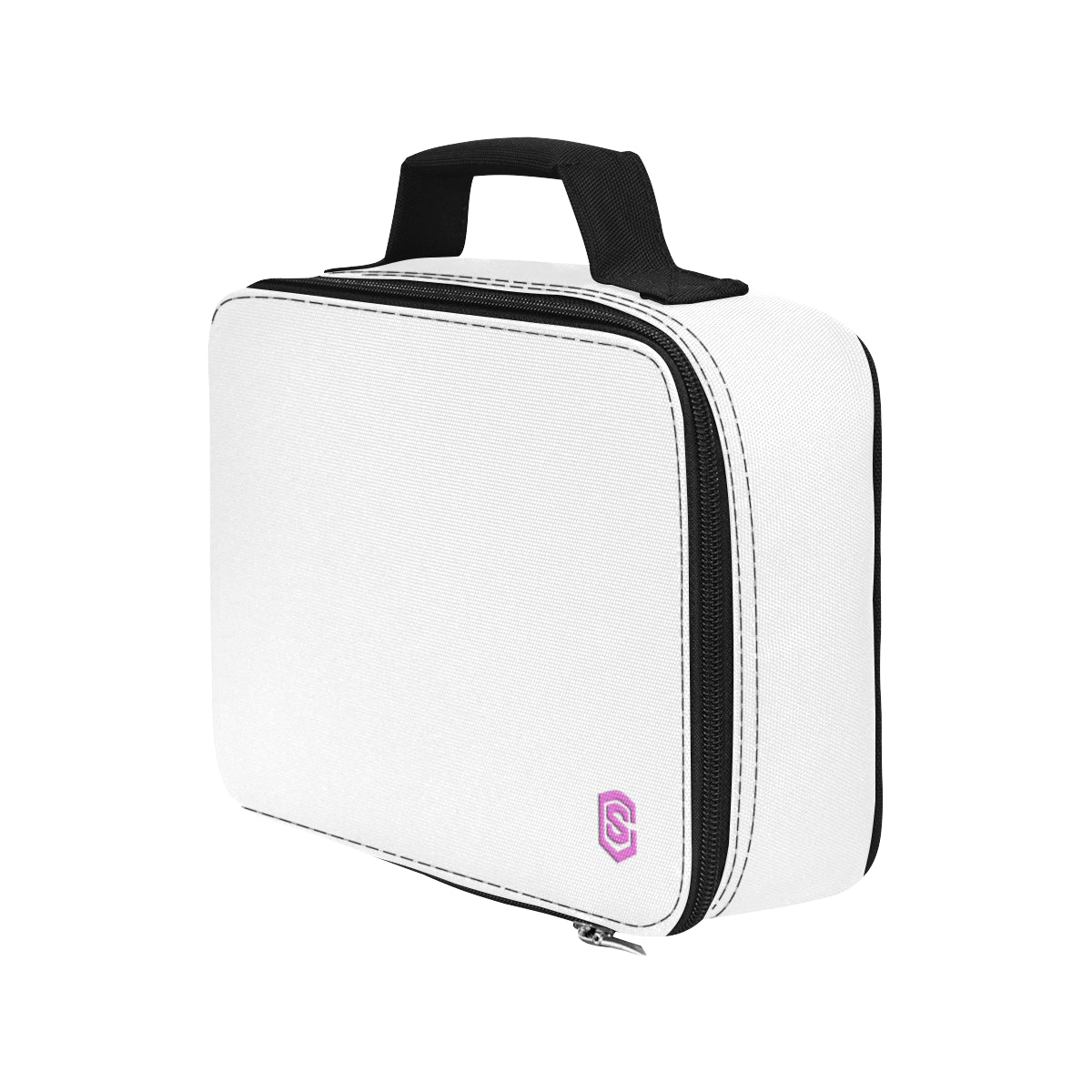 LIGHT GRAY PROTABLE STORAGE BAG pink logo Portable Storage Bag (Model 1690)