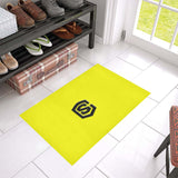 Yellow Doormat 24" x 16" (Sponge Material) with Black Logo Doormat 24" x 16" (Sponge Material)