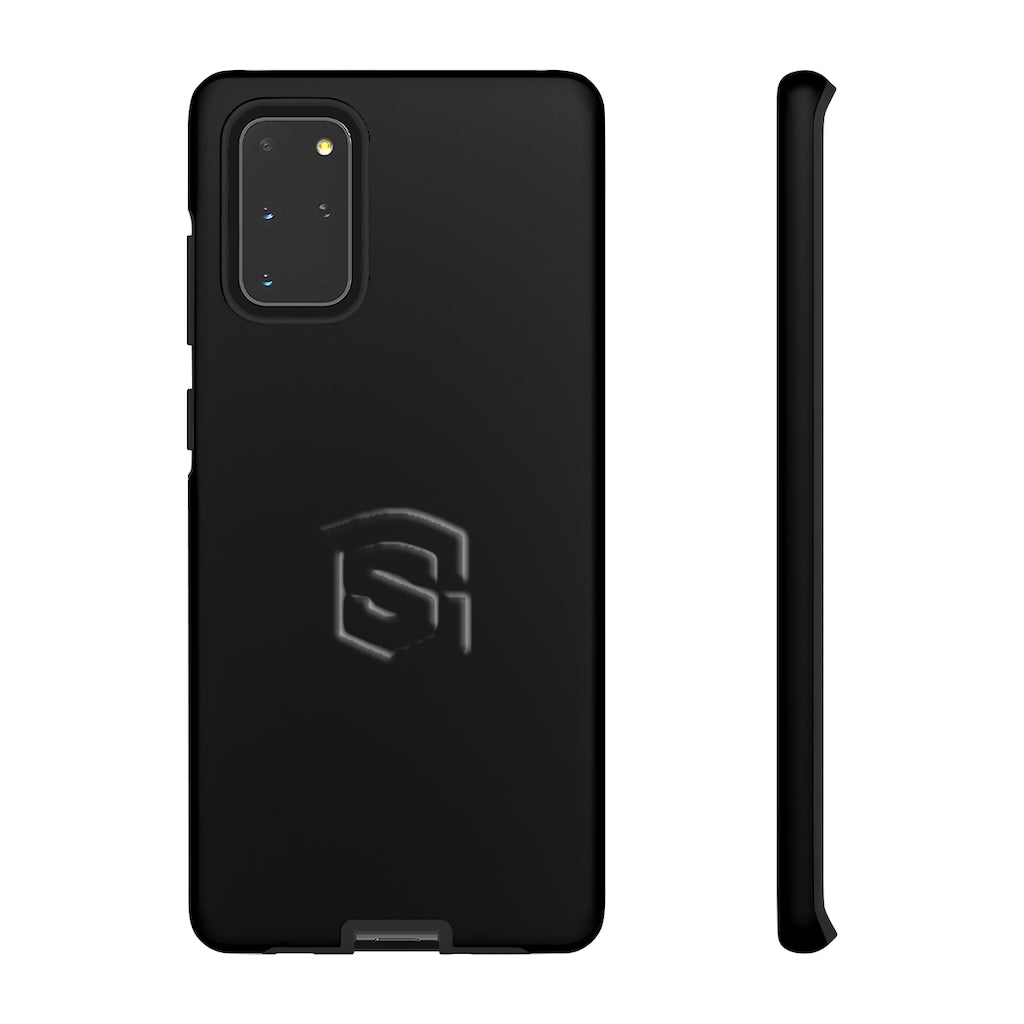 Black Tough Cases Black Logo