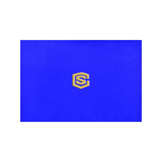 Blue Placemats 12" x 18" With Gold Logo Placemats 12" x 18" (Set of 2)