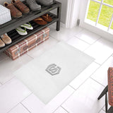 White Doormat 24" x 16" (Sponge Material) with Silver Logo Doormat 24" x 16" (Sponge Material)