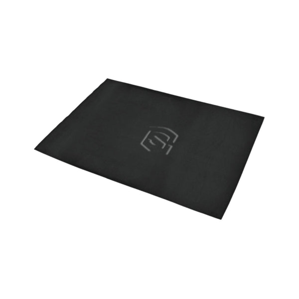 Black Doormat 24" x 16" (Sponge Material) with Black Logo Doormat 24" x 16" (Sponge Material)