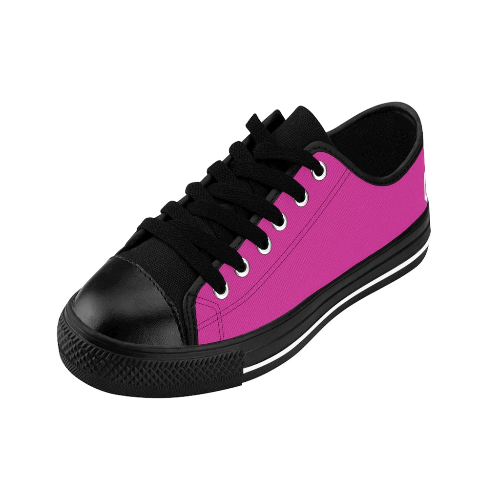 pink Women's Sneakers White logo