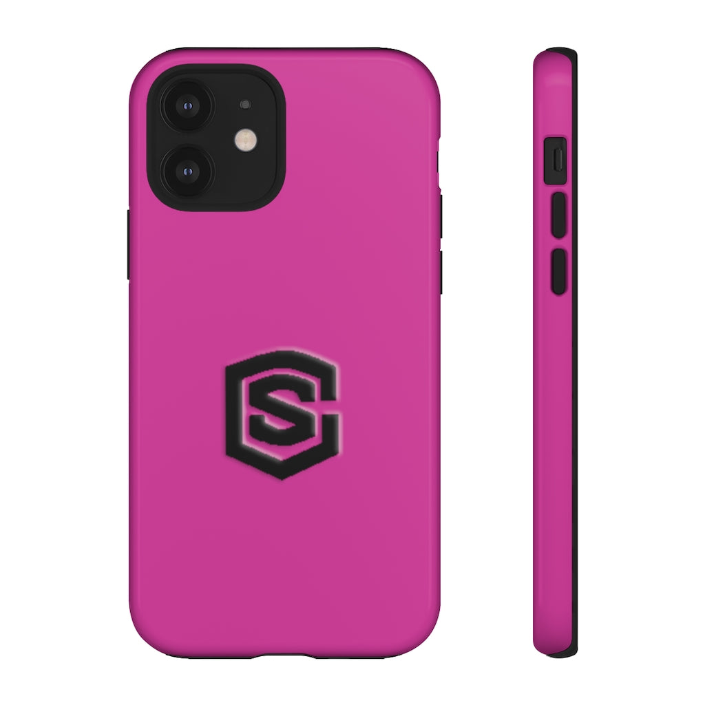 Purple Tough Cases Black Logo