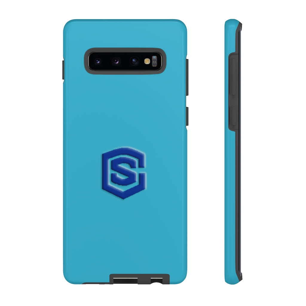 Blue Tough Cases Blue Logo