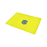 Yellow Doormat 24" x 16" (Sponge Material) with Blue Logo Doormat 24" x 16" (Sponge Material)