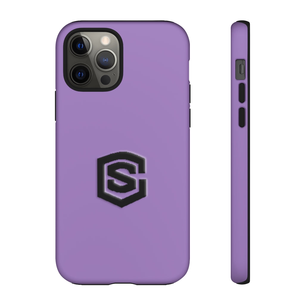 Purple Tough Cases Black Logo