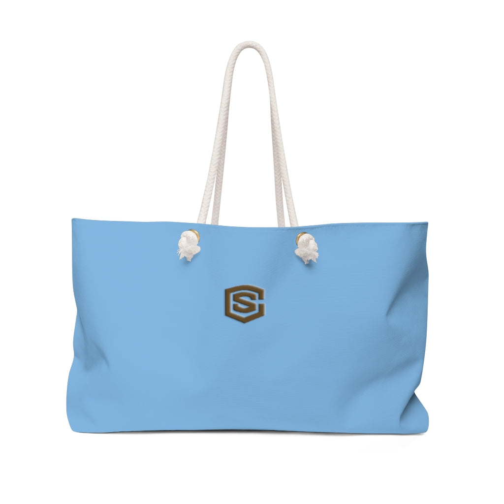 Blue Weekender Bag