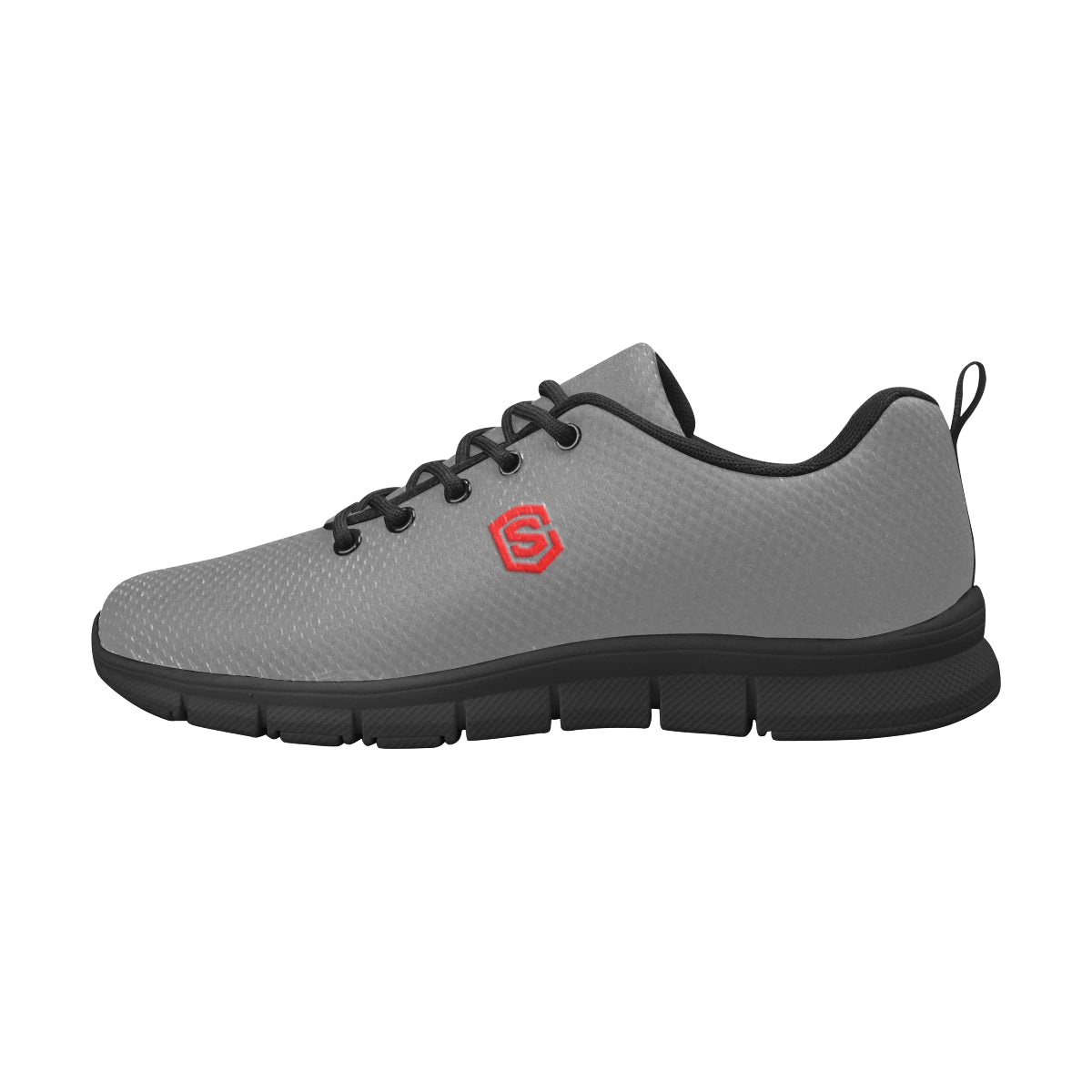 red logo Men's Breathable Running Shoes (Model 055)
