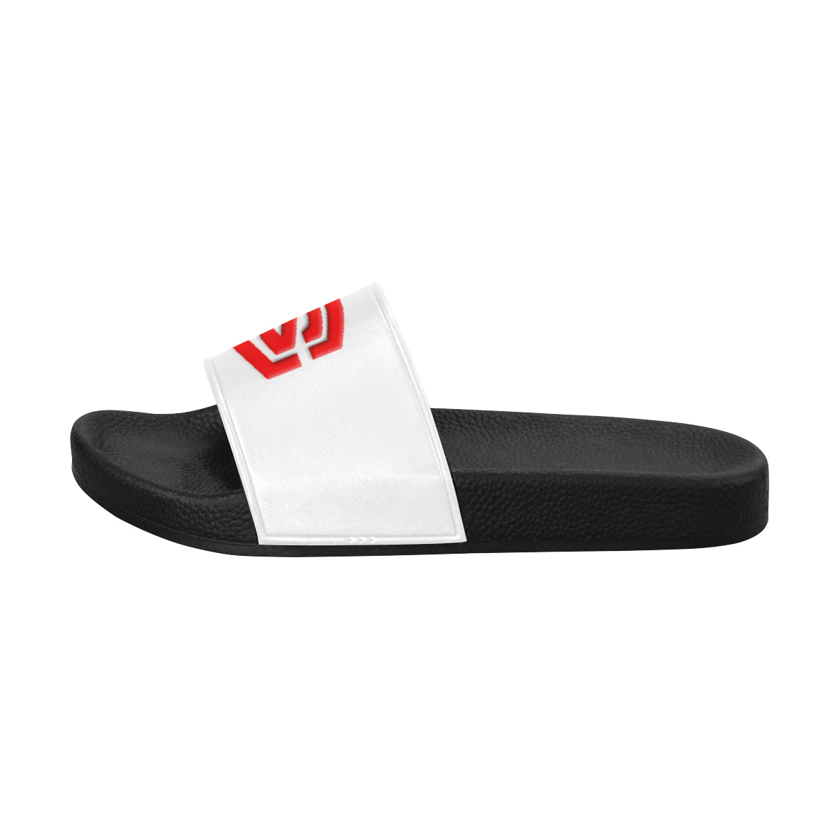 red logo Men's Slide Sandals (Model 057)