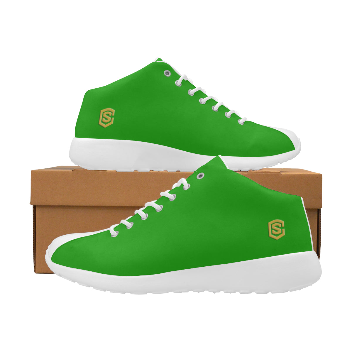 gold logo Men's Basketball Training Shoes (Model 47502)