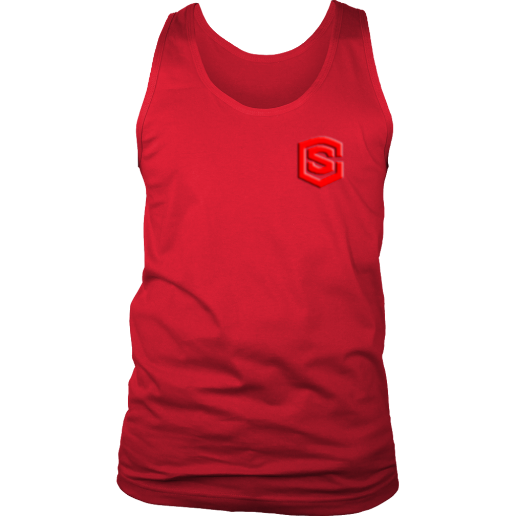 District Mens Tank WITH RED LOGO