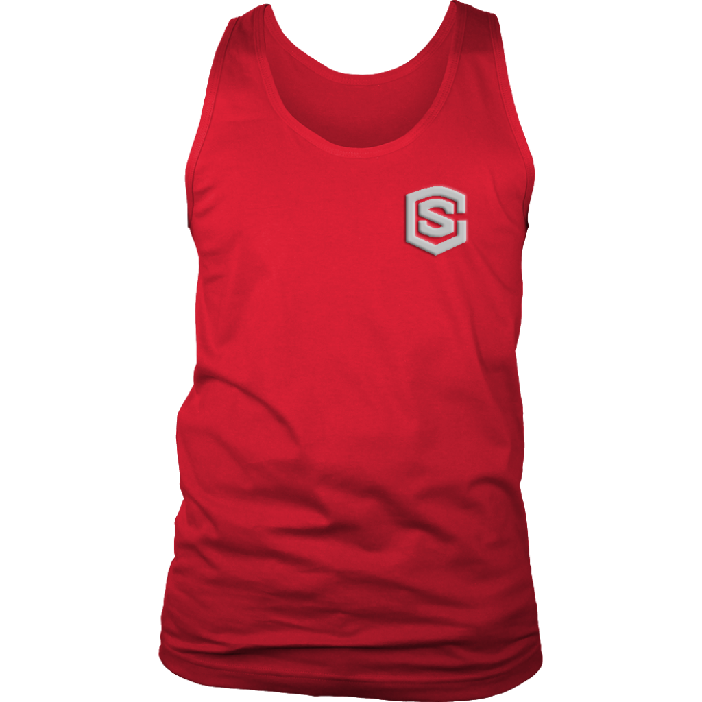 District Mens Tank WITH SILVER LOGO