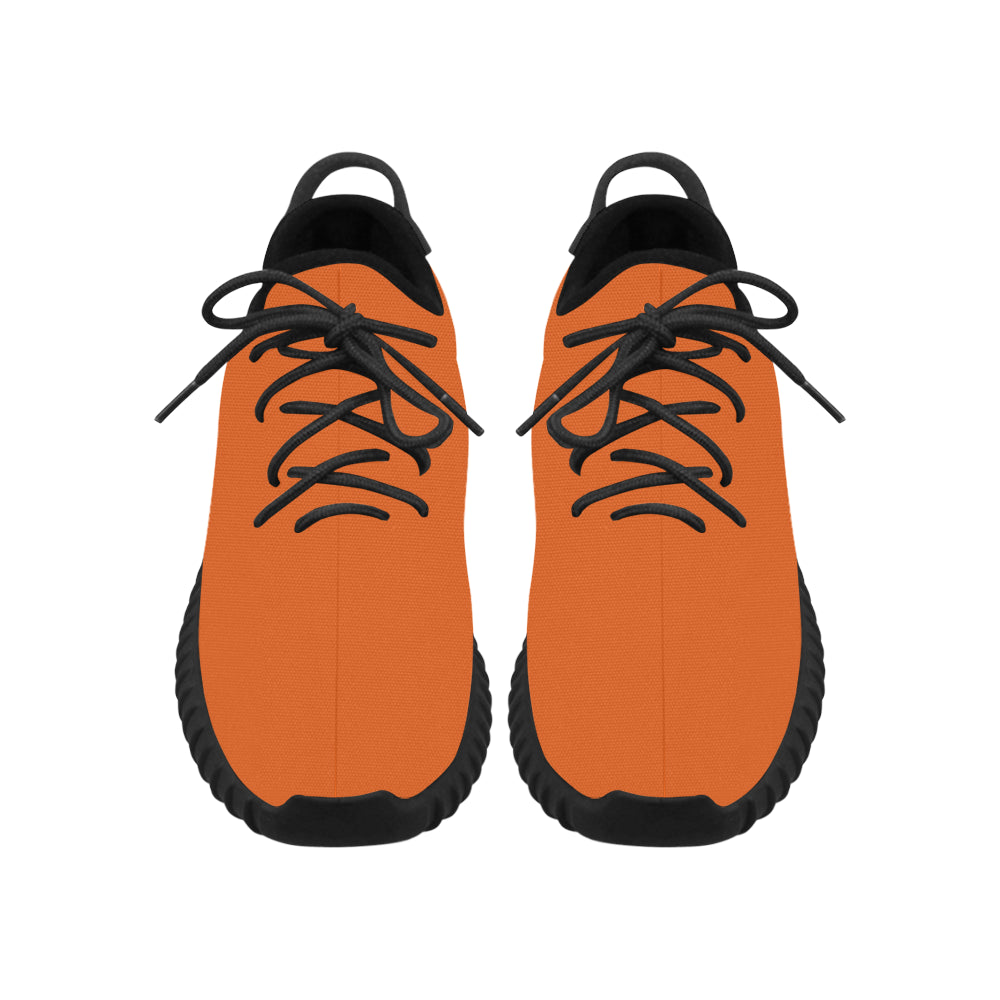 black logo Grus Men's Breathable Woven Running Shoes (Model 022)