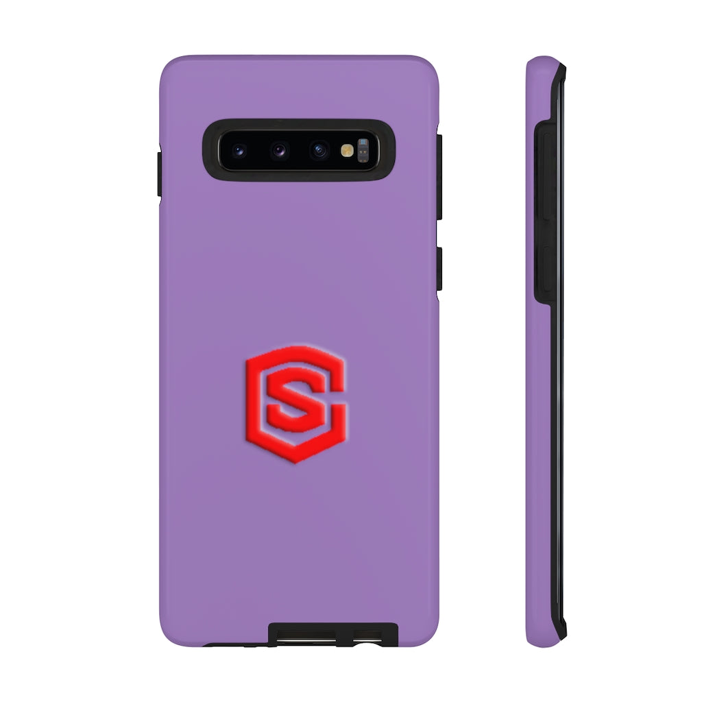 Purple Tough Cases Red Logo