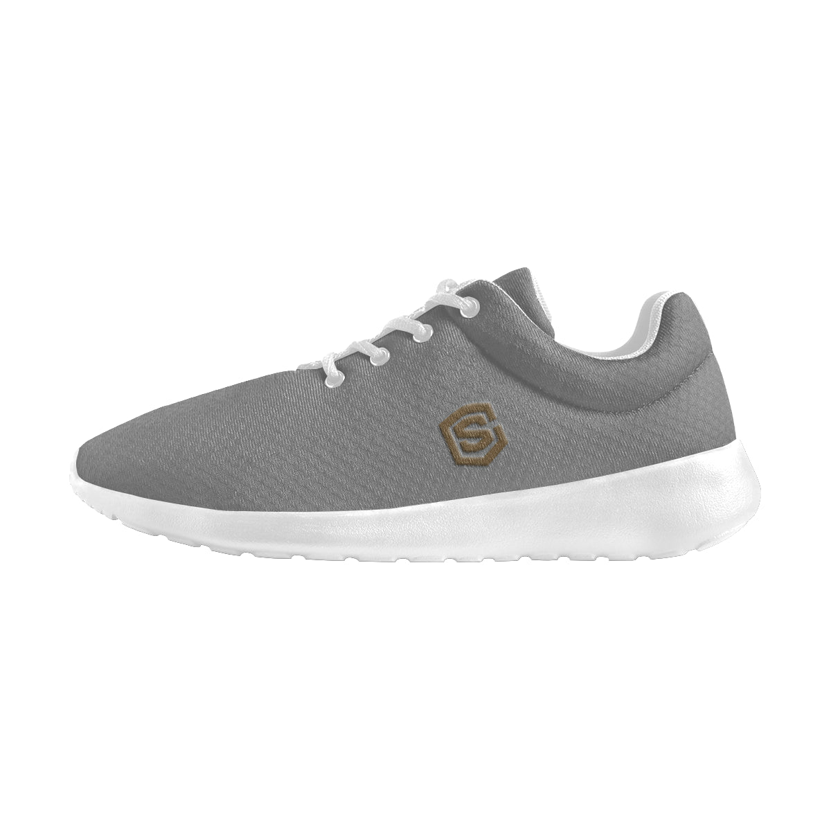 brown logo Women's Athletic Shoes (Model 0200)