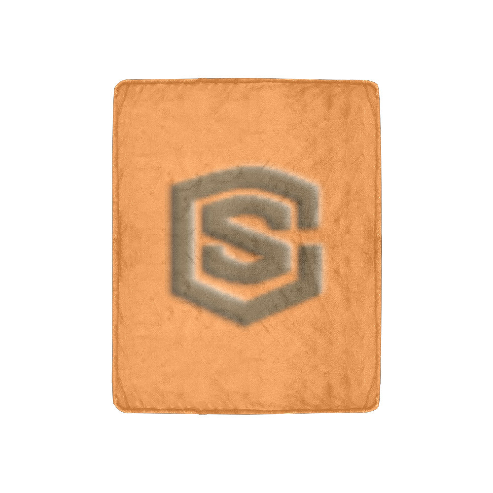 Orange Ultra-Soft Micro Fleece Blanket Brown Logo Ultra-Soft Micro Fleece Blanket 30"x40"