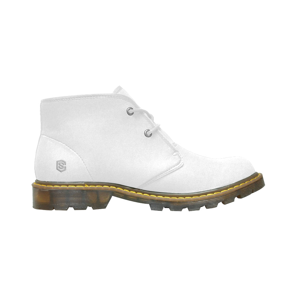 Silver Logo Men's Nubuck Chukka Boots (Model 2402)