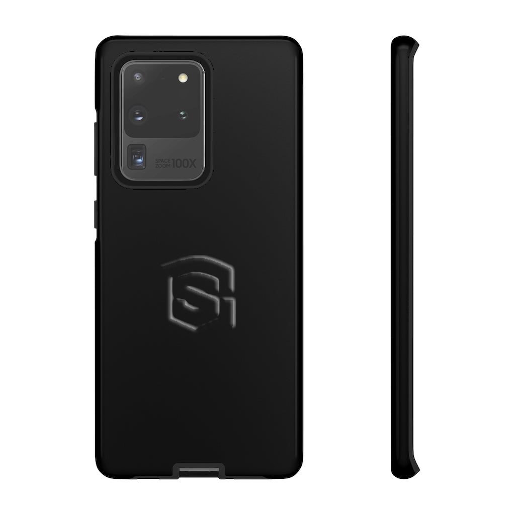 Black Tough Cases Black Logo
