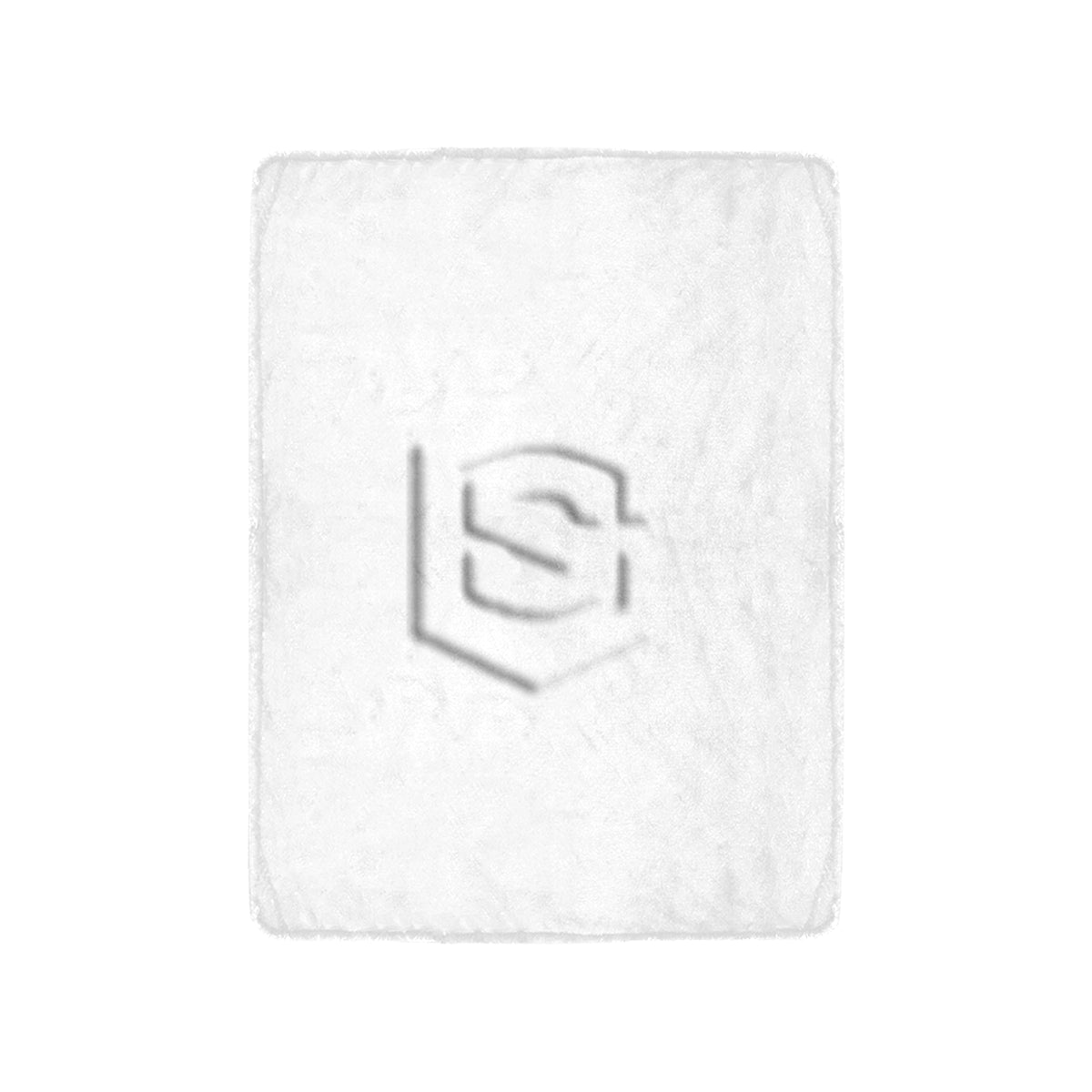 White Ultra-Soft Micro Fleece Blanket with White Logo Ultra-Soft Micro Fleece Blanket 30"x40"