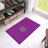 Purple Doormat 24" x 16" (Sponge Material) with Gray Logo Doormat 24" x 16" (Sponge Material)