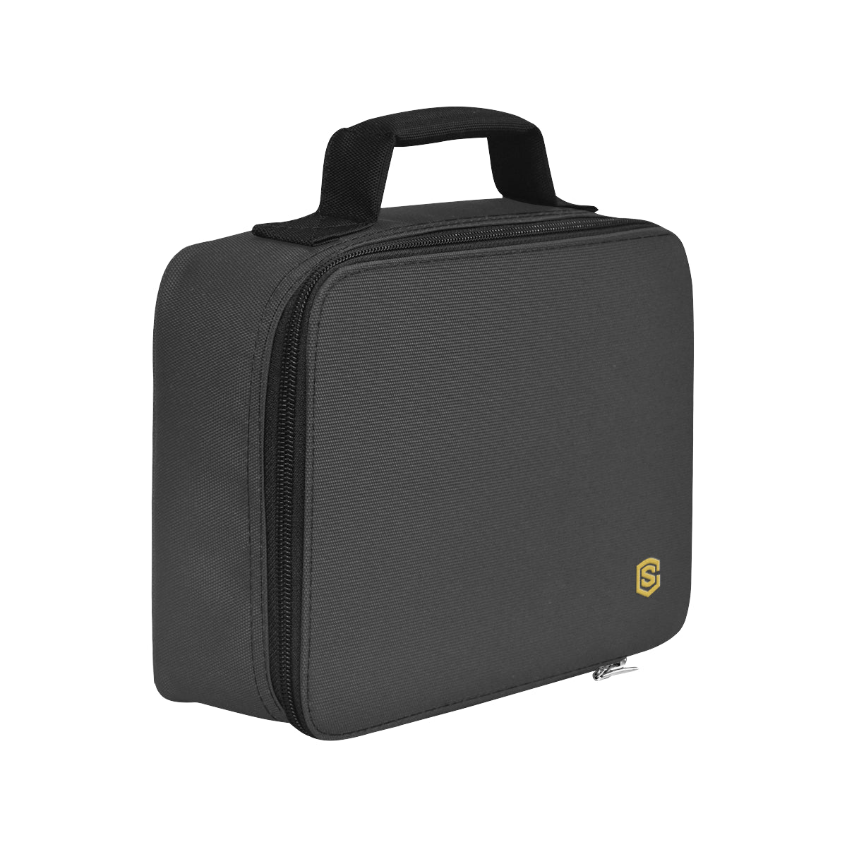 BLACK PROTABLE STORAGE BAG gold logo Portable Storage Bag (Model 1690)
