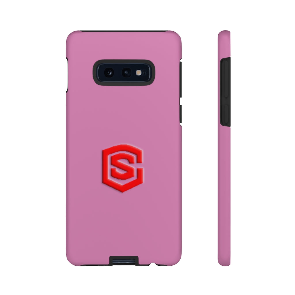 Pink Tough Cases Red Logo
