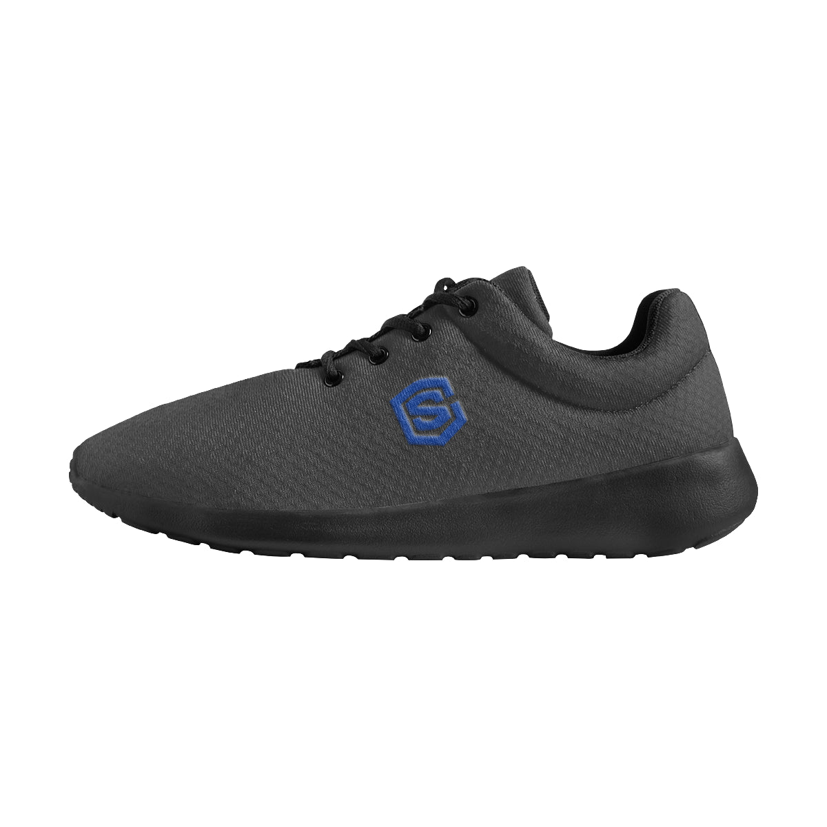 blue logo Men's Athletic Shoes (Model 0200)